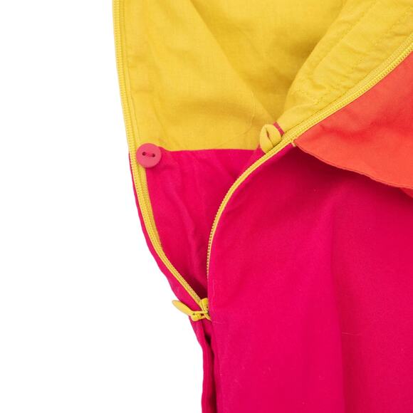 Maeve Anthropologie Hues Color Block Strapless Summer Dress Size 4 - Picture 5 of 12